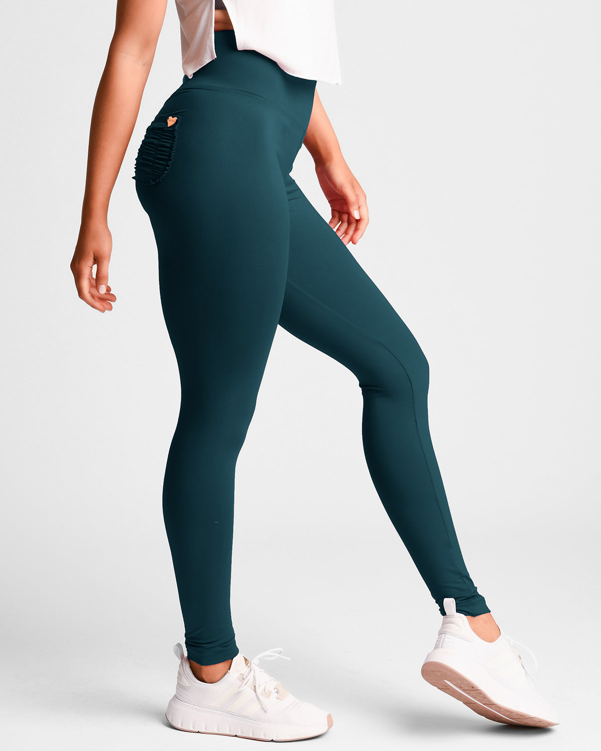 *Soft Sculpt* (Luxury Booty Leggings) - Hunter Green