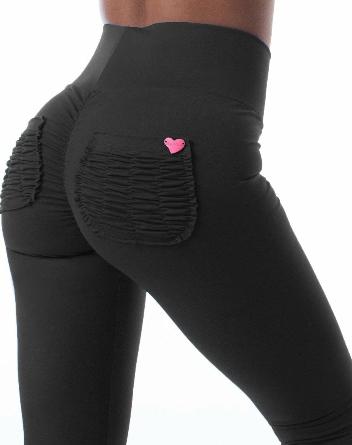 *Good Vibes* (Luxury Booty Leggings) - Black